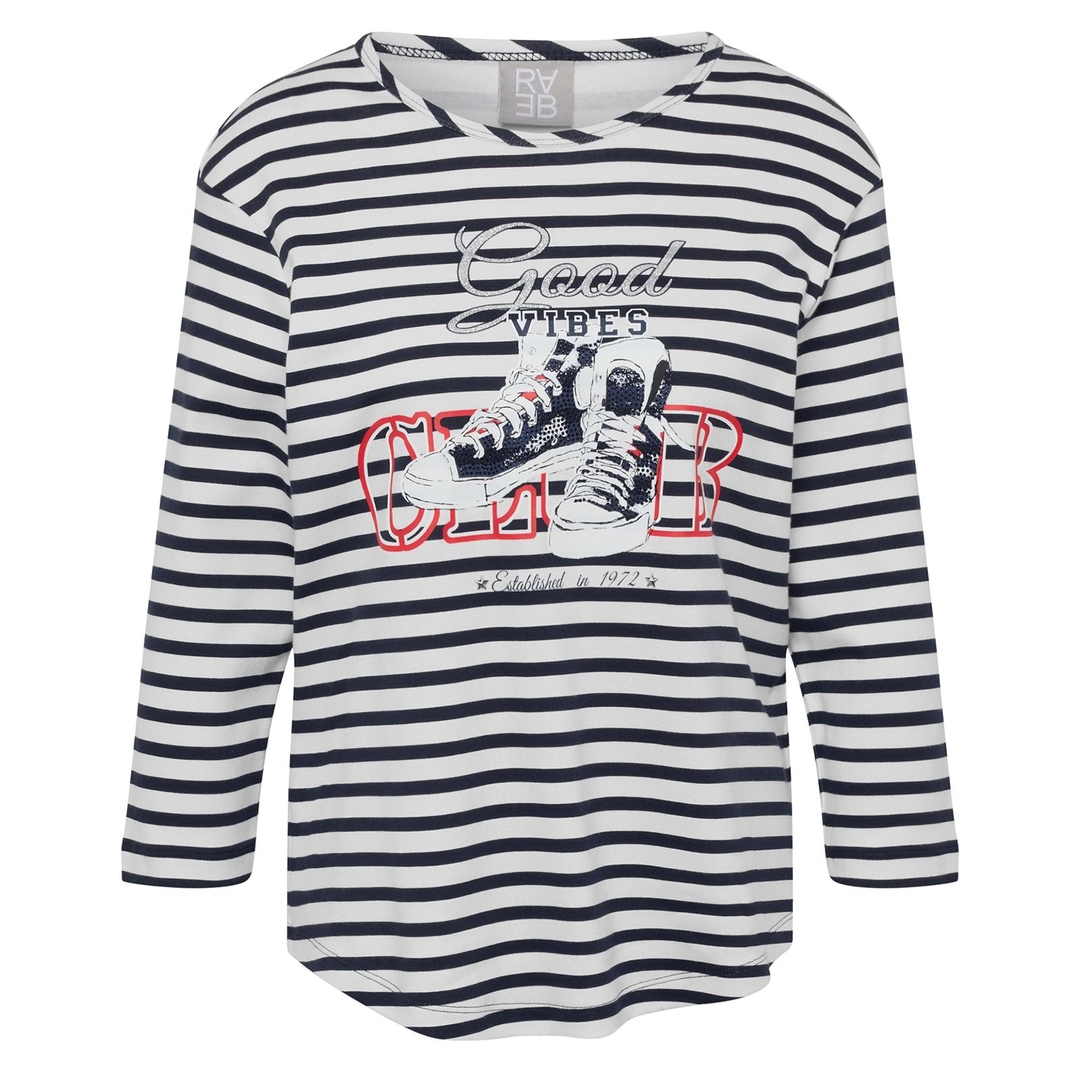 Женский лонгслив с принтом Rabe | Фото 1