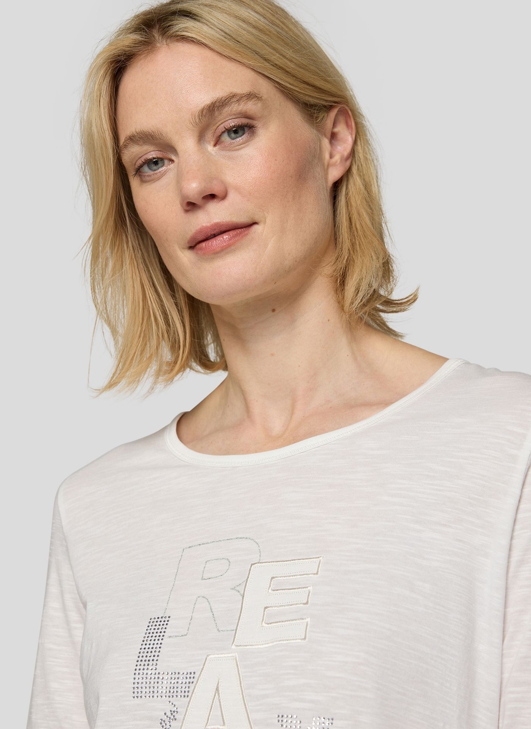 Женский лонгслив из хлопка с модалом Rabe | Фото 5