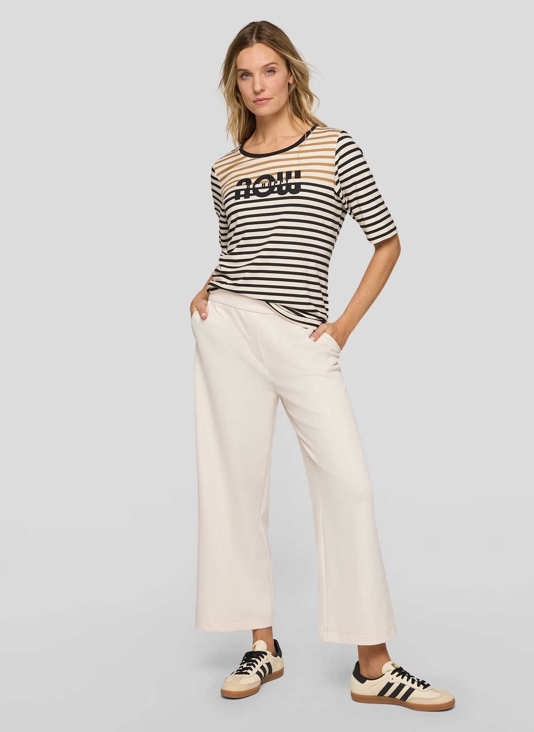 Женская футболка в полоску Rabe | Фото 4