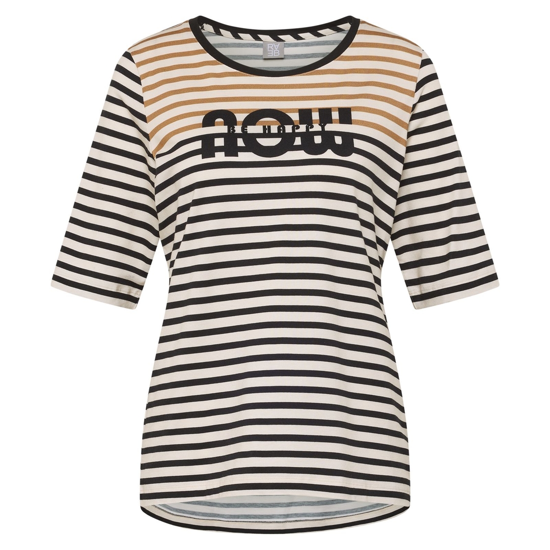 Женская футболка в полоску Rabe | Фото 1