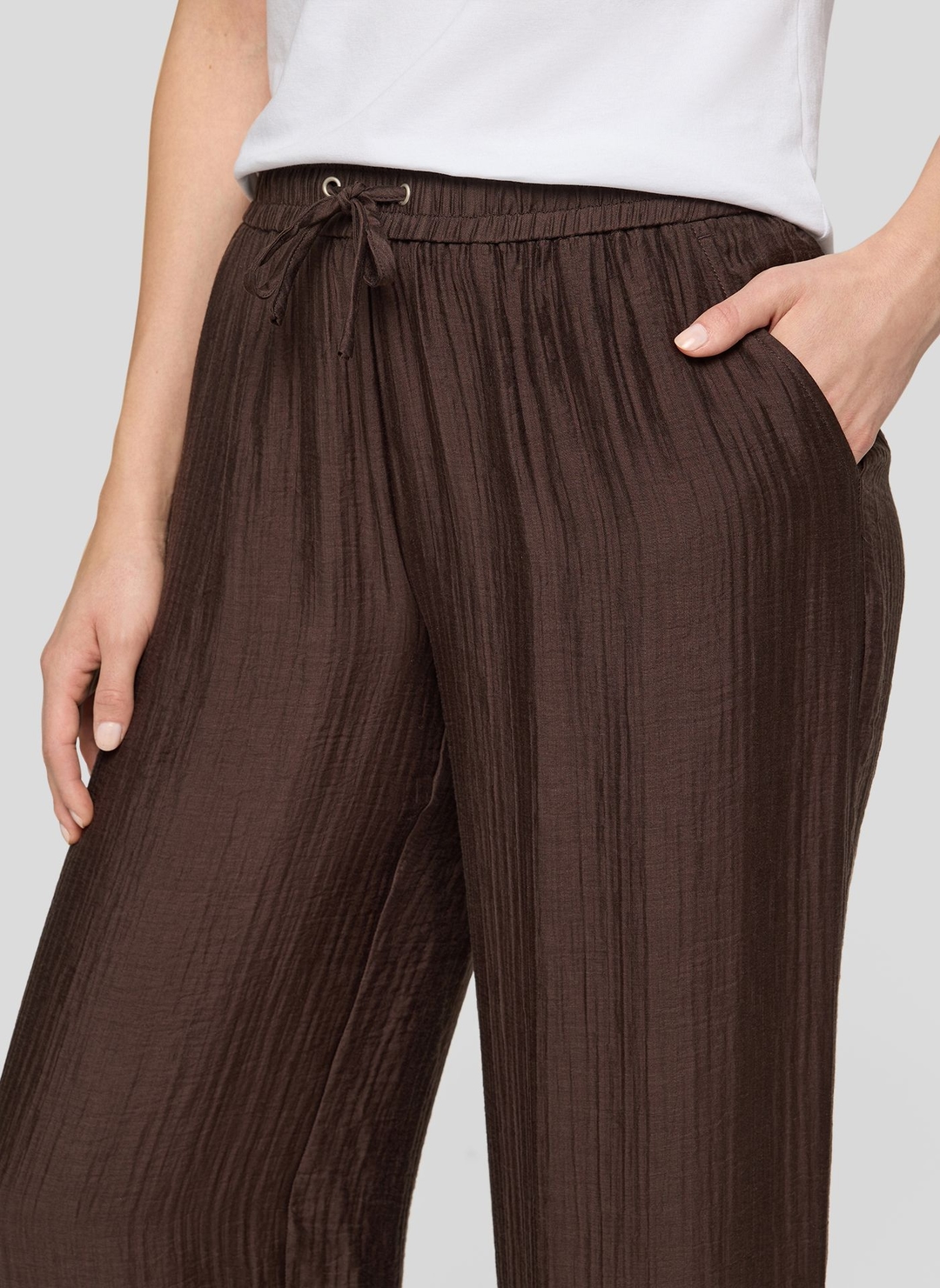 Женские брюки из вискозы с лиоцеллом Rabe | Фото 5