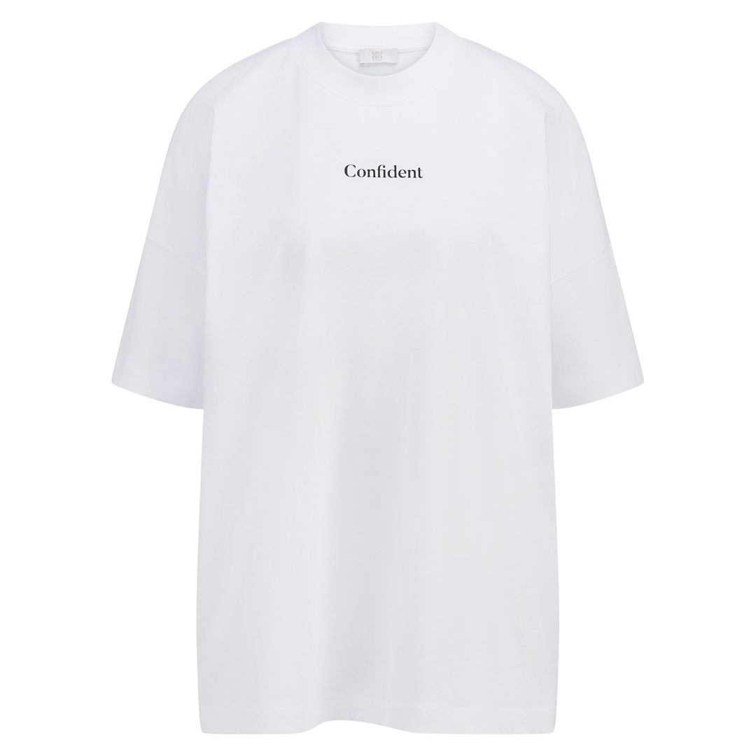 Женская футболка с принтом на спине RIANI | Фото 1