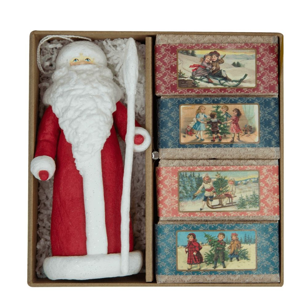 Набор ёлочная игрушка Дед Мороз и мыло Душистыя радости | Фото 1