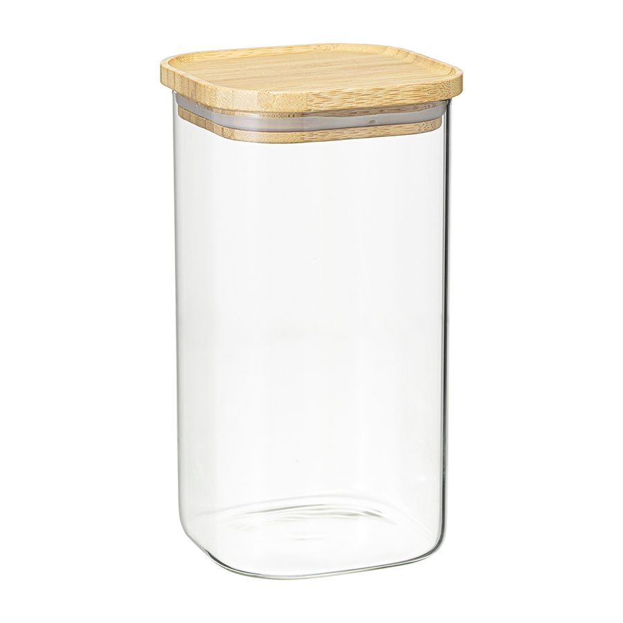 Банка с крышкой из бамбука Smart Solutions, 1400 мл | Фото 1