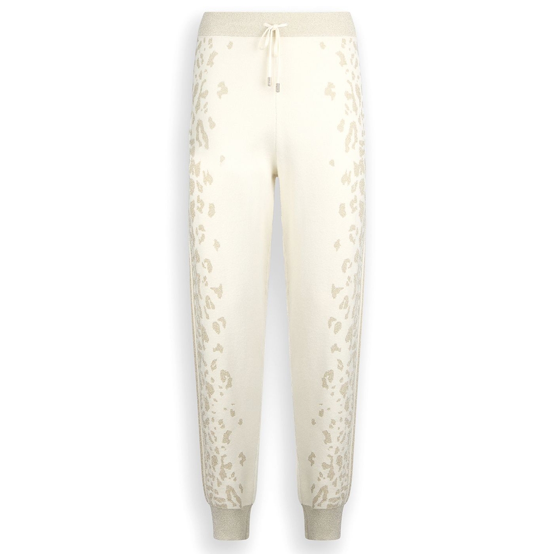 Женские брюки-джоггеры с анималистичным принтом Liu Jo | Фото 1