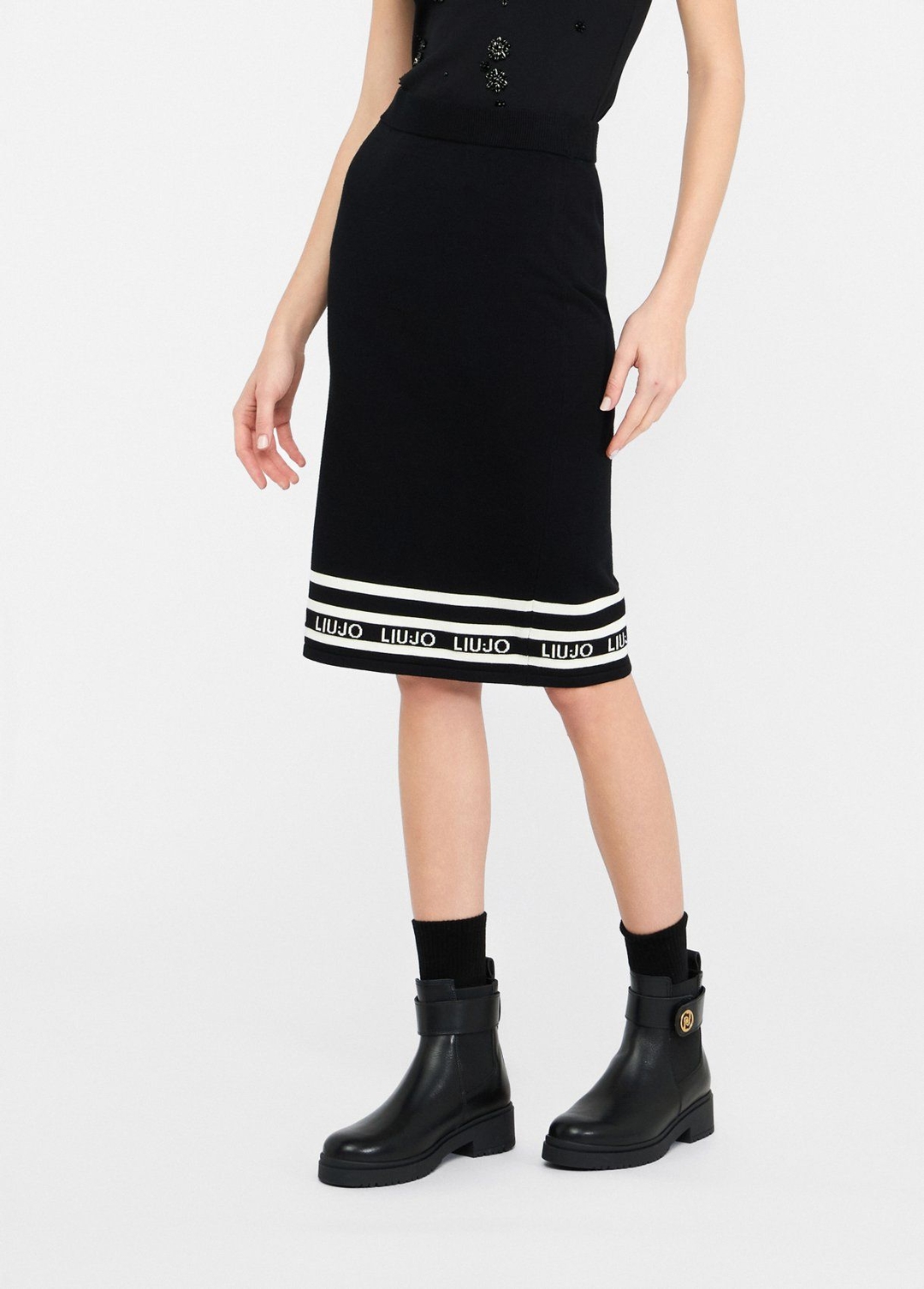 Трикотажная юбка Liu Jo | Фото 2