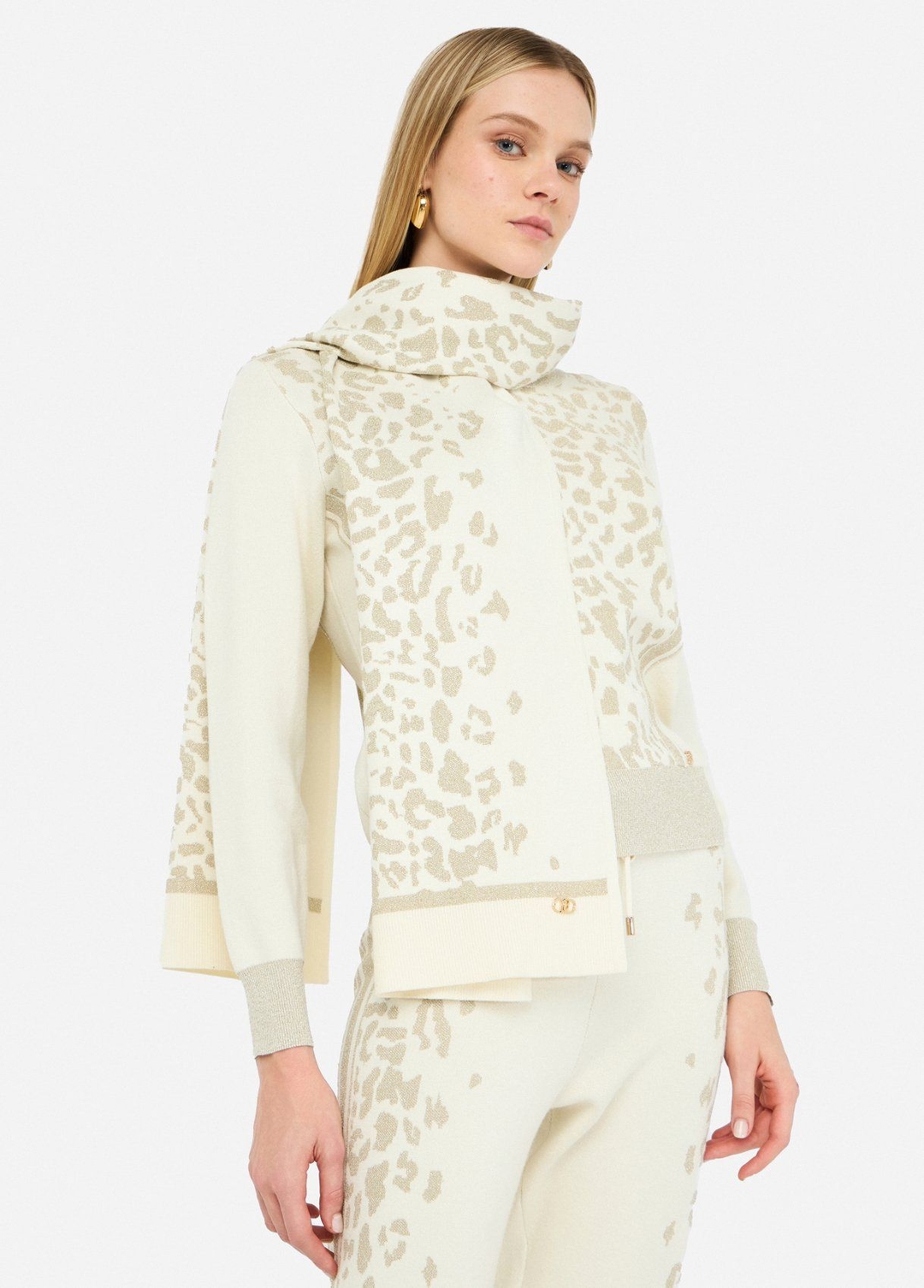 Женский шарф с анималистичным принтом Liu Jo | Фото 5