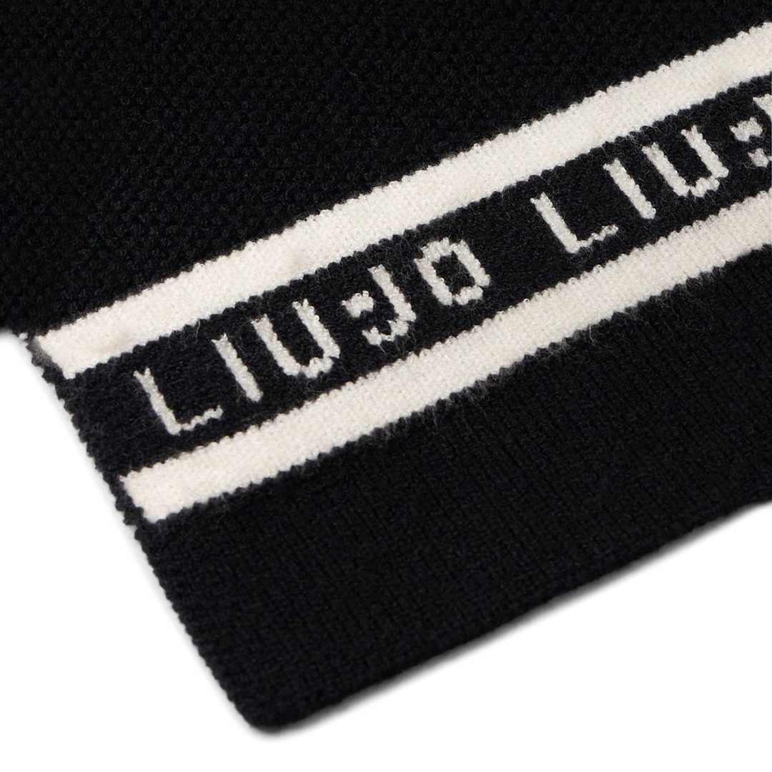 Женский шарф с жаккардовым логотипом Liu Jo | Фото 3