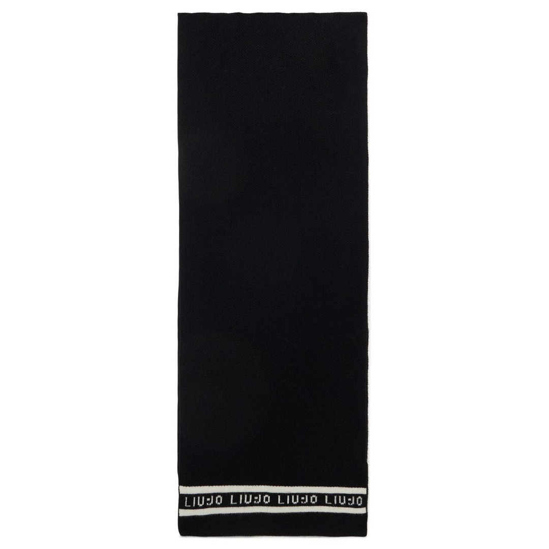 Женский шарф с жаккардовым логотипом Liu Jo | Фото 2