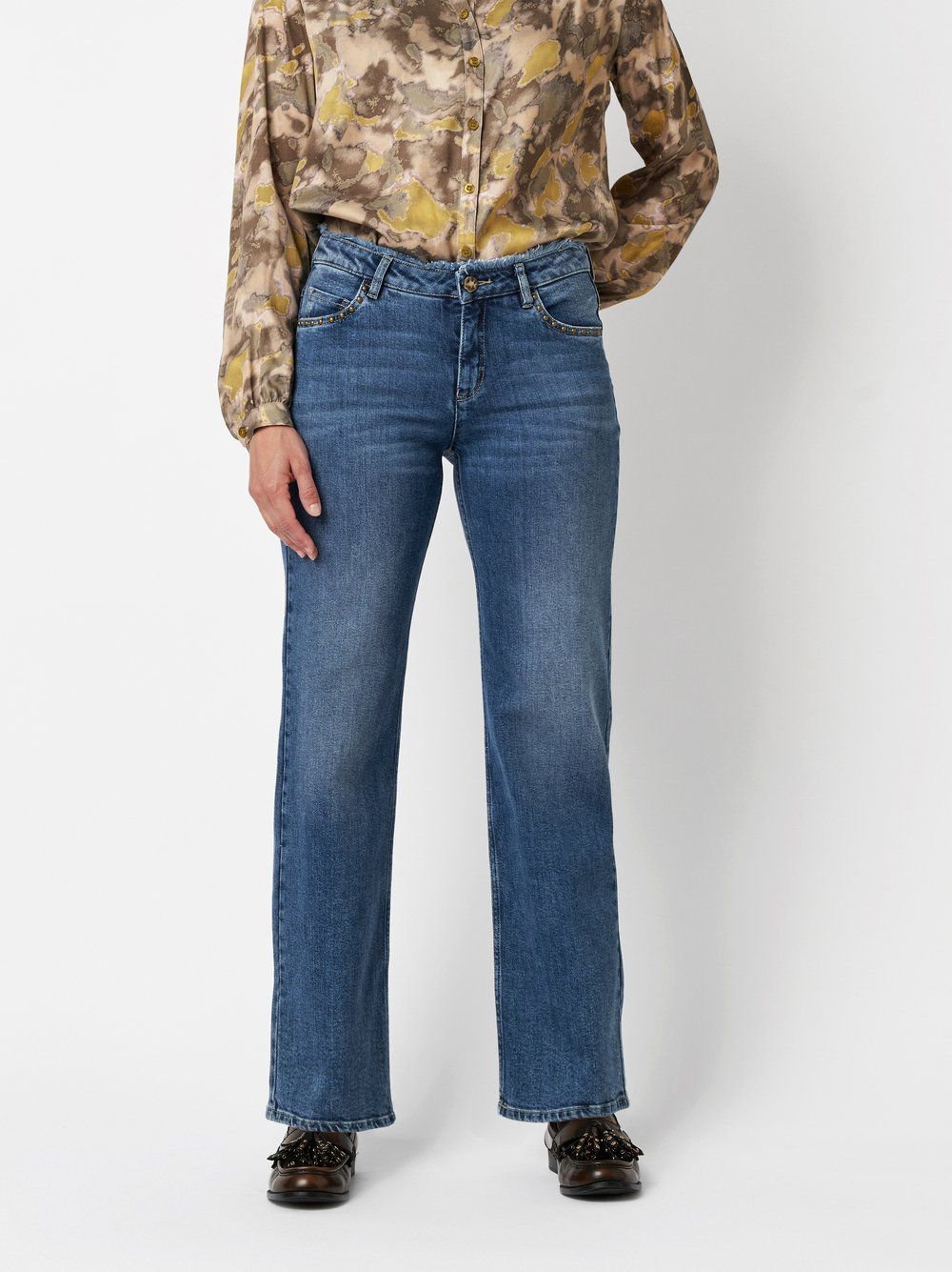 Женские широкие джинсы Toni Ella Wide | Фото 3