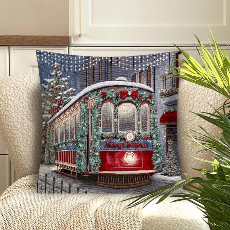 Подушка Трамвай | Фото 1