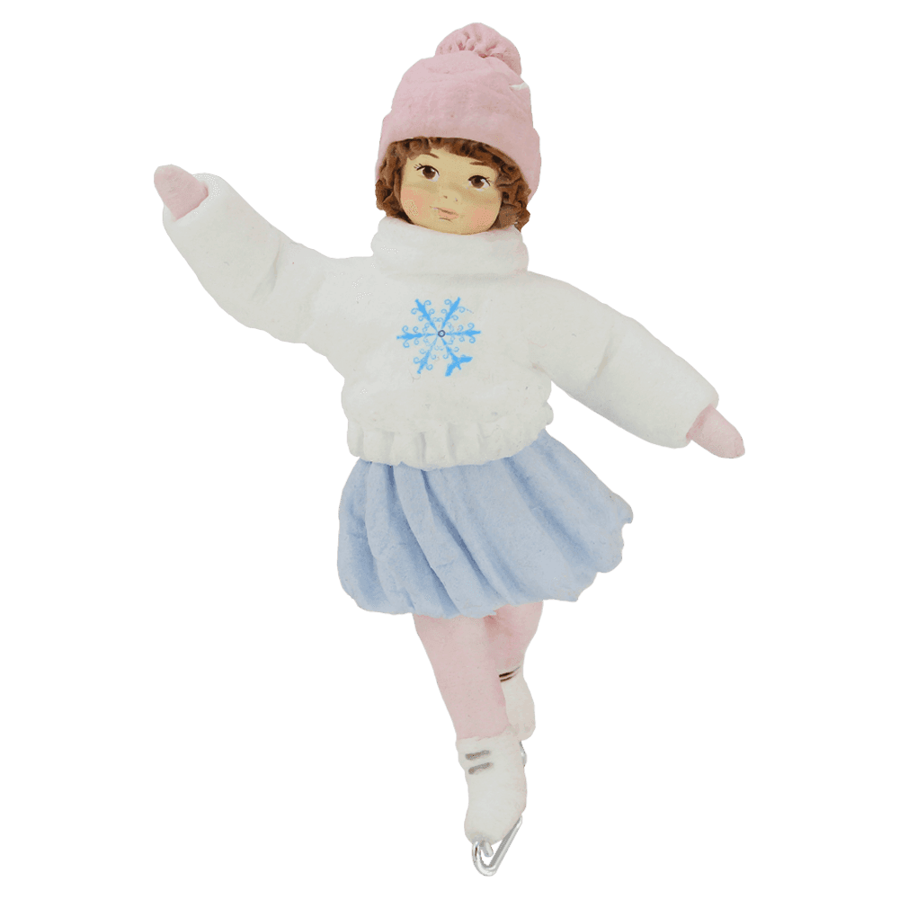 Ёлочная игрушка Девочка на коньках Душистыя радости | Фото 1