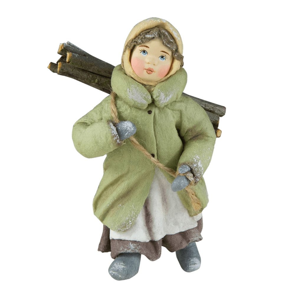 Ёлочная игрушка Девочка с хворостом Душистыя радости | Фото 1