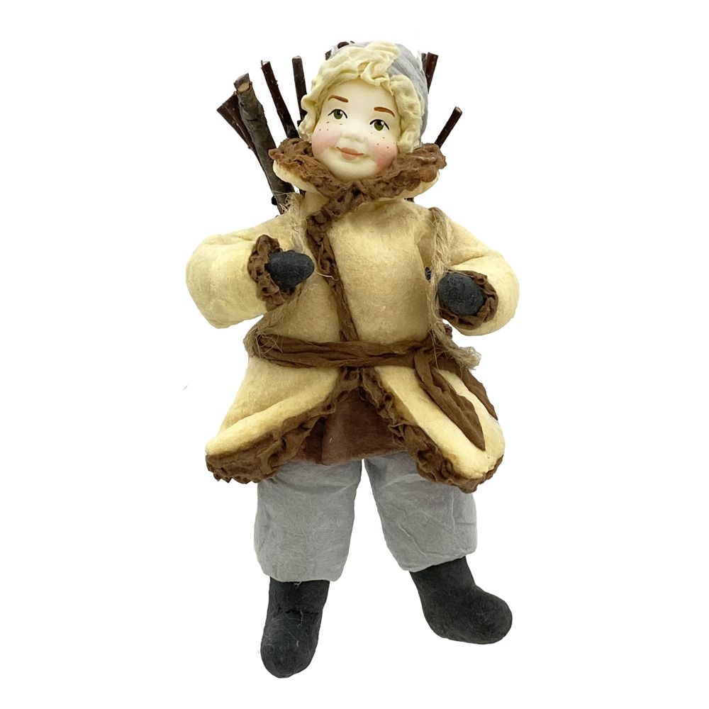 Ёлочная игрушка Мальчик с хворостом Душистыя радости | Фото 1