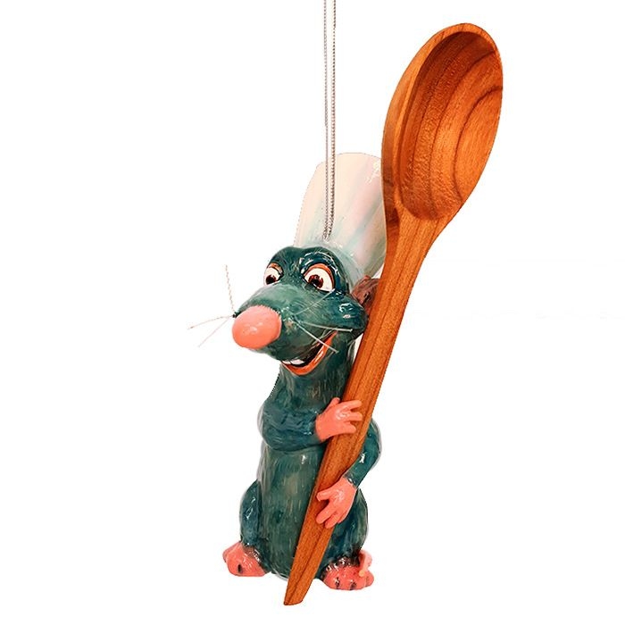 Ёлочная игрушка Маленький шеф Реми Atlas Art | Фото 1