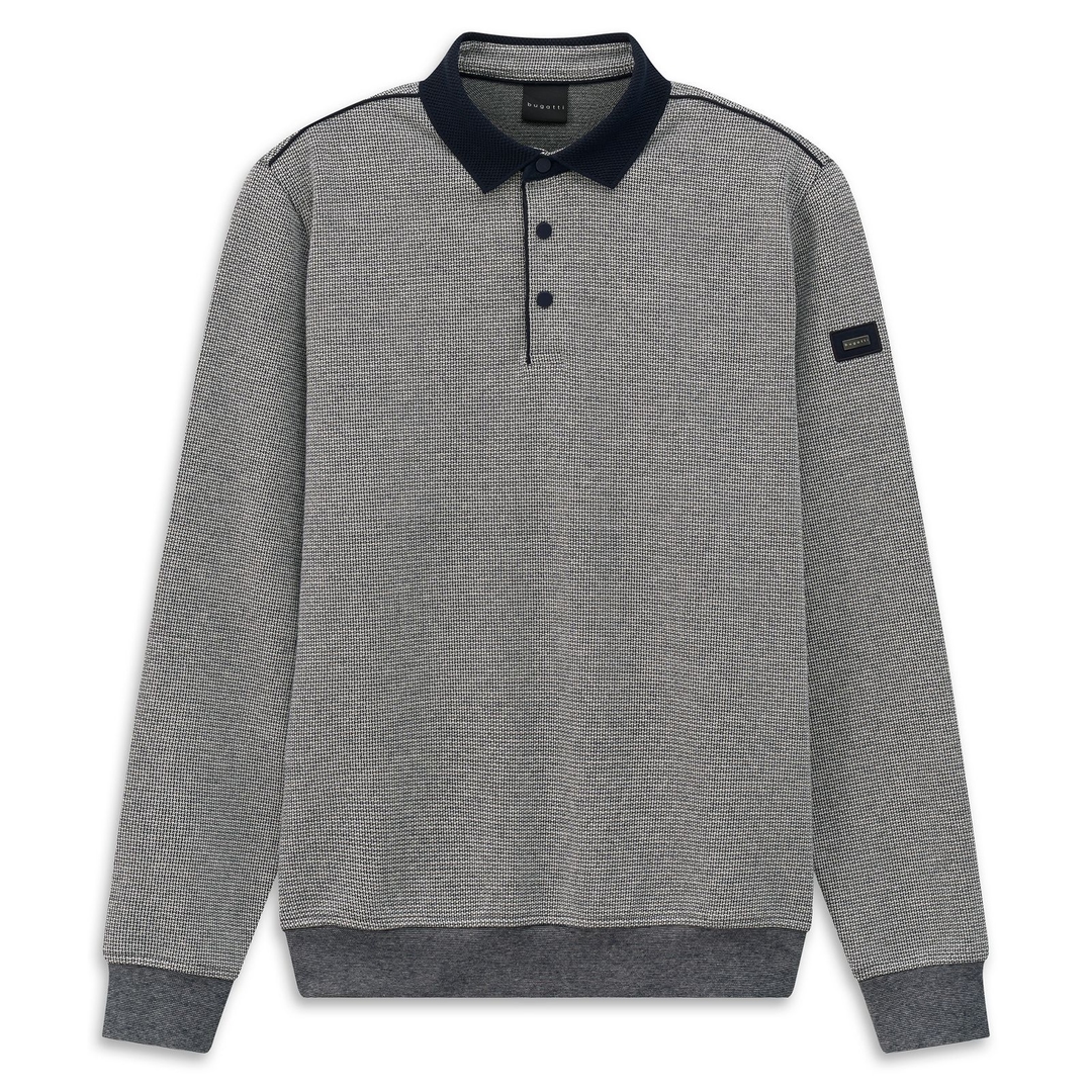 Мужской джемпер с воротником поло Bugatti | Фото 1