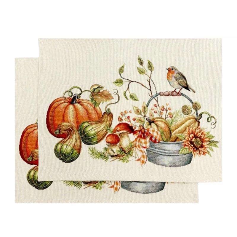 Скатерть Тыквы Птичка | Фото 3