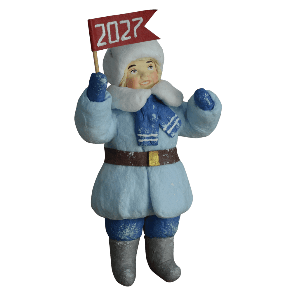 Ёлочная игрушка Мальчик с флажком Душистыя радости | Фото 1