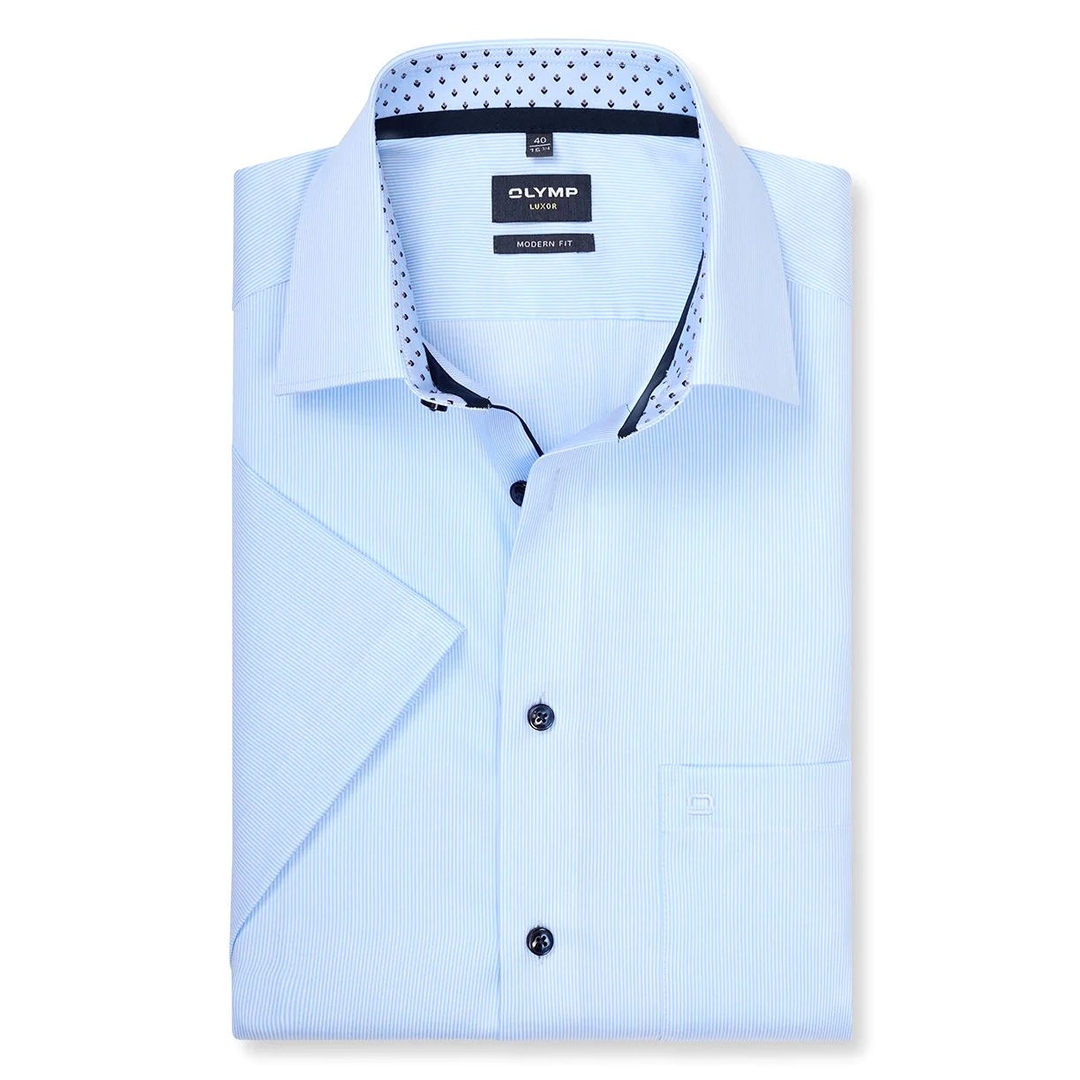 Мужская фактурная сорочка Olymp Luxor | Фото 1
