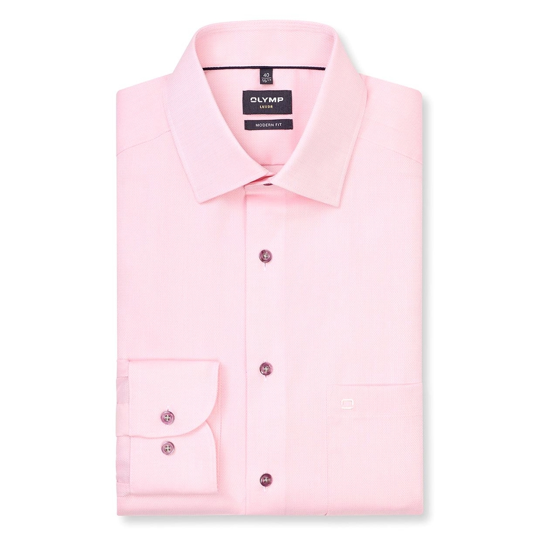 Мужская фактурная сорочка Olymp Luxor | Фото 1