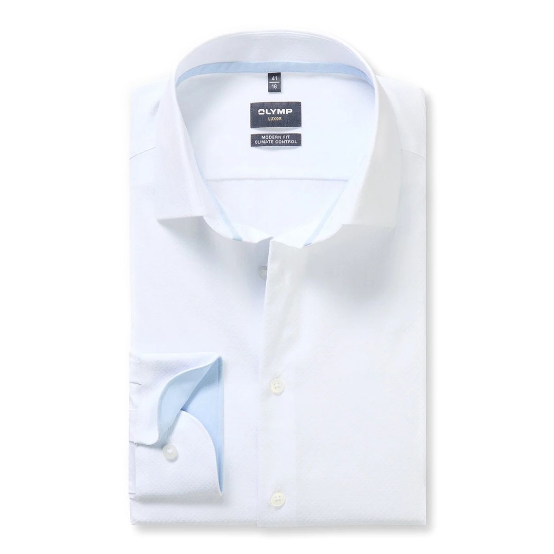 Мужская сорочка с фактурным узором Olymp 24/7 | Фото 1