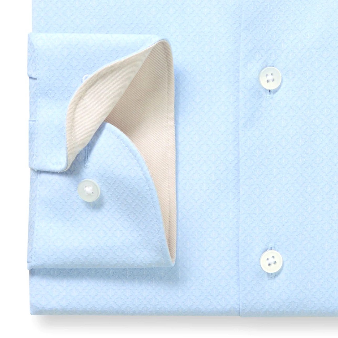 Мужская сорочка с фактурным узором Olymp 24/7 | Фото 2