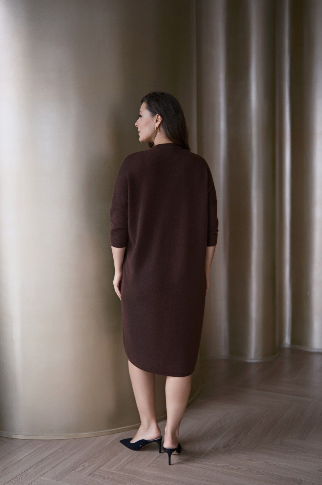 Платье с брошью MIR CASHMERE | Фото 2