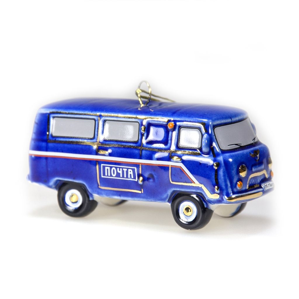 Ёлочная игрушка Буханка почта Фарфоровая мануфактура | Фото 1