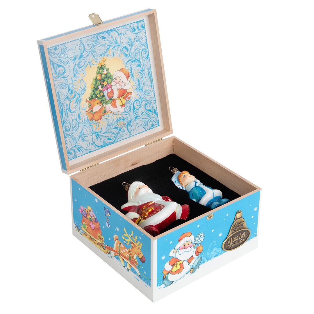 Набор ёлочных игрушек Эх ты, Дедушка Мороз Atlas Art | Фото 2