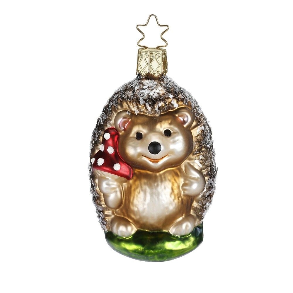 Ёлочная игрушка Ёжик, Inge Glas, золотой | Фото 1