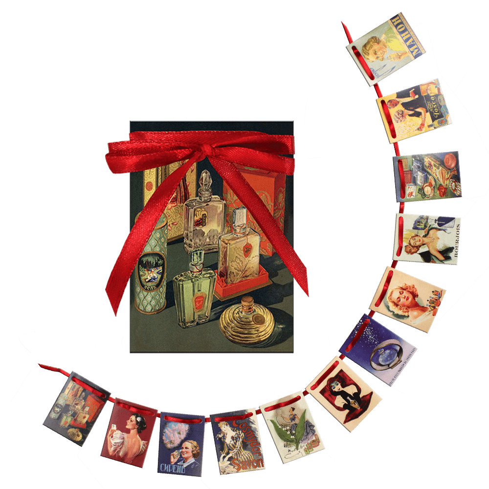 Новогодняя гирлянда из флажков на ленте Душистыя радости | Фото 1