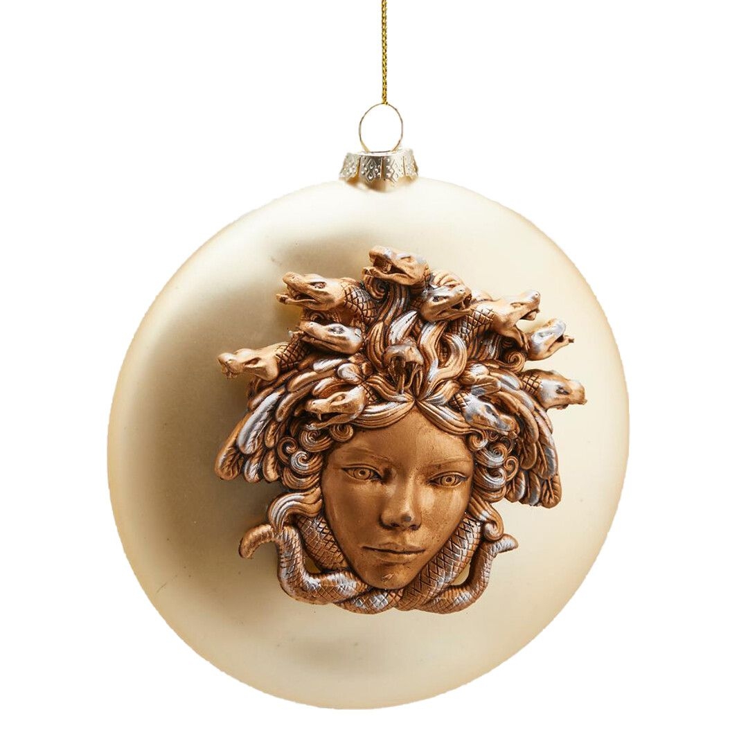 Ёлочная игрушка Медальон EDG, Медуза Горгона, 12 см | Фото 1