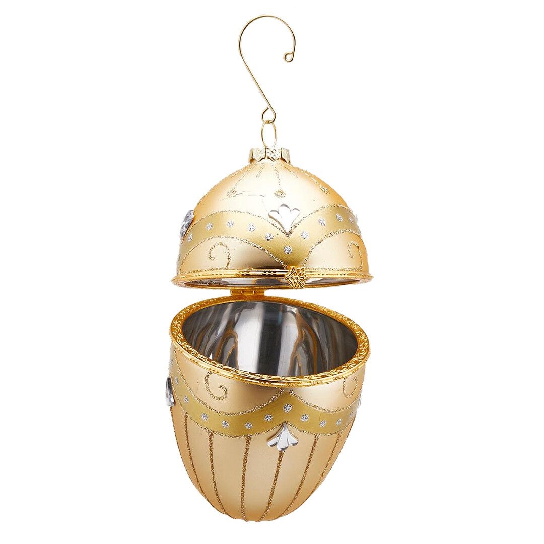 Ёлочная игрушка Яйцо EDG, 13 см | Фото 1