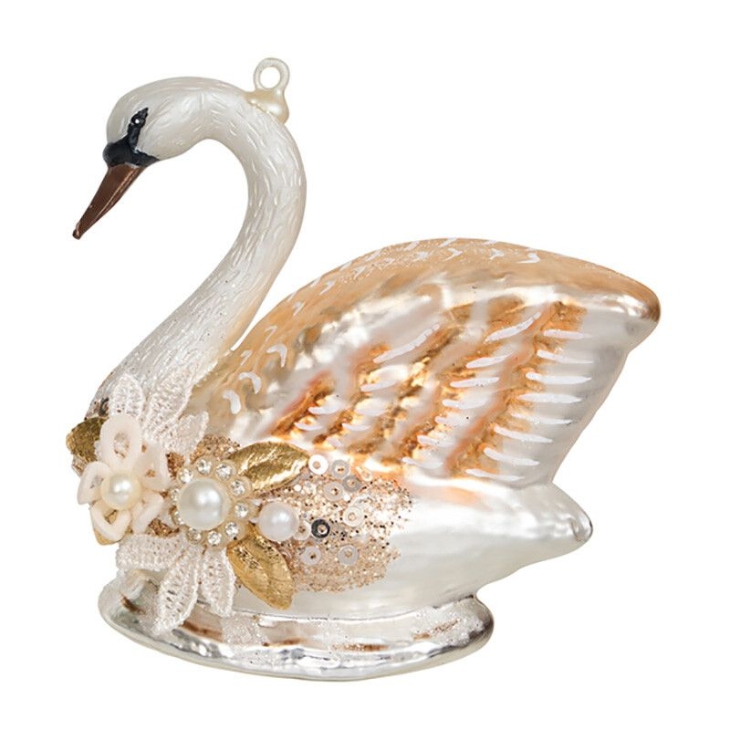 Ёлочная игрушка Лебедь Holiday Classics | Фото 1