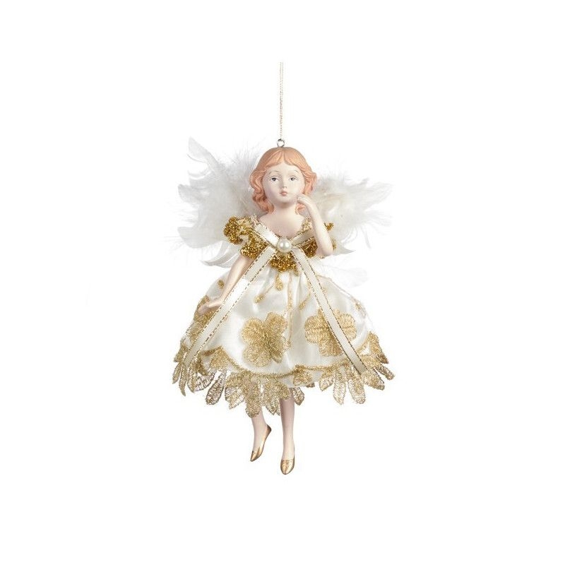 Ёлочная игрушка Goodwill, Ангел с бантом, 18 см | Фото 1