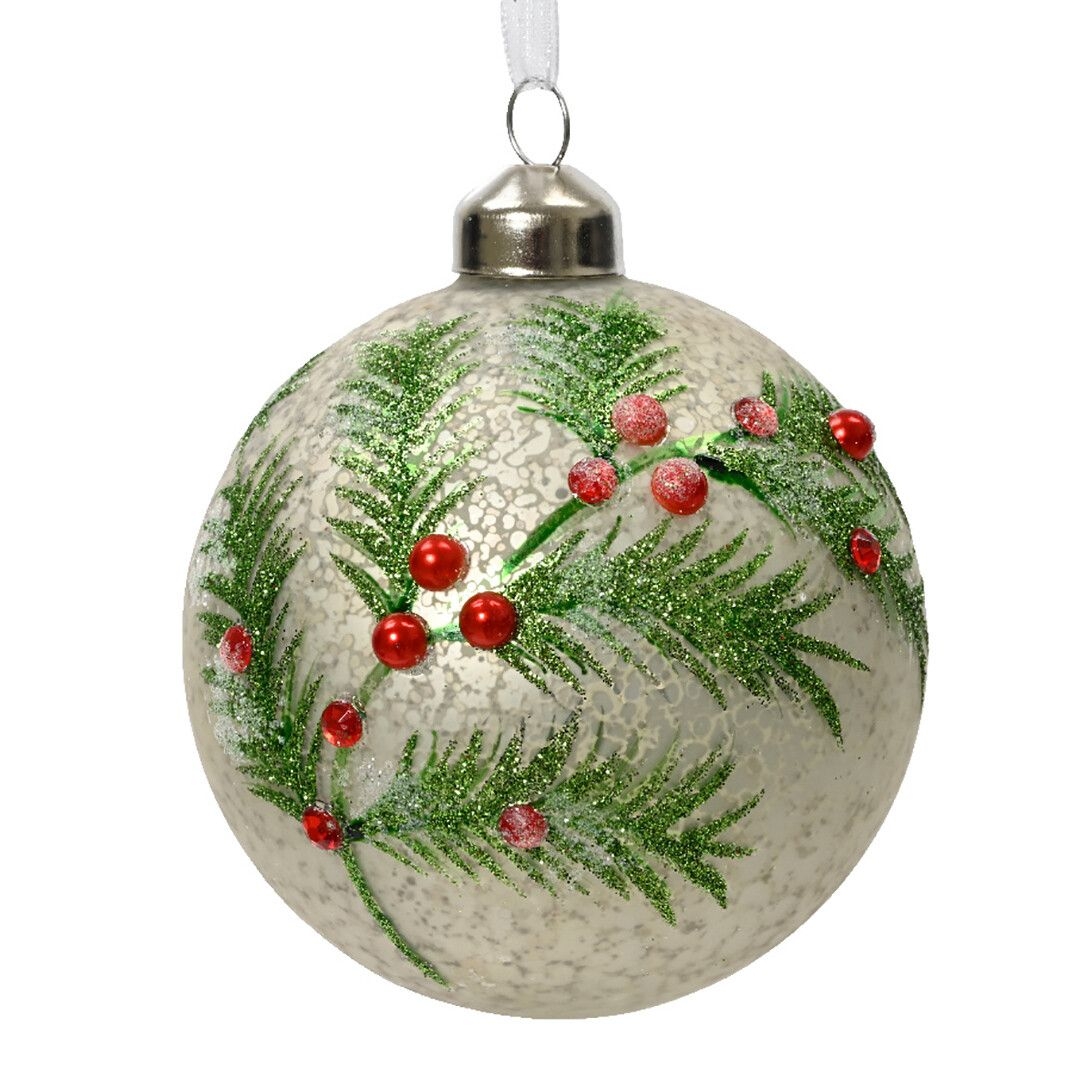 Ёлочная игрушка Шар, Kaemingk, 8 см | Фото 1