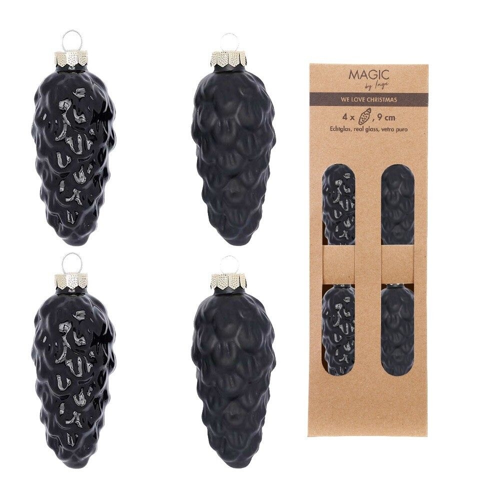 Набор ёлочных игрушек Шишки, Inges Magic, 9 см | Фото 1