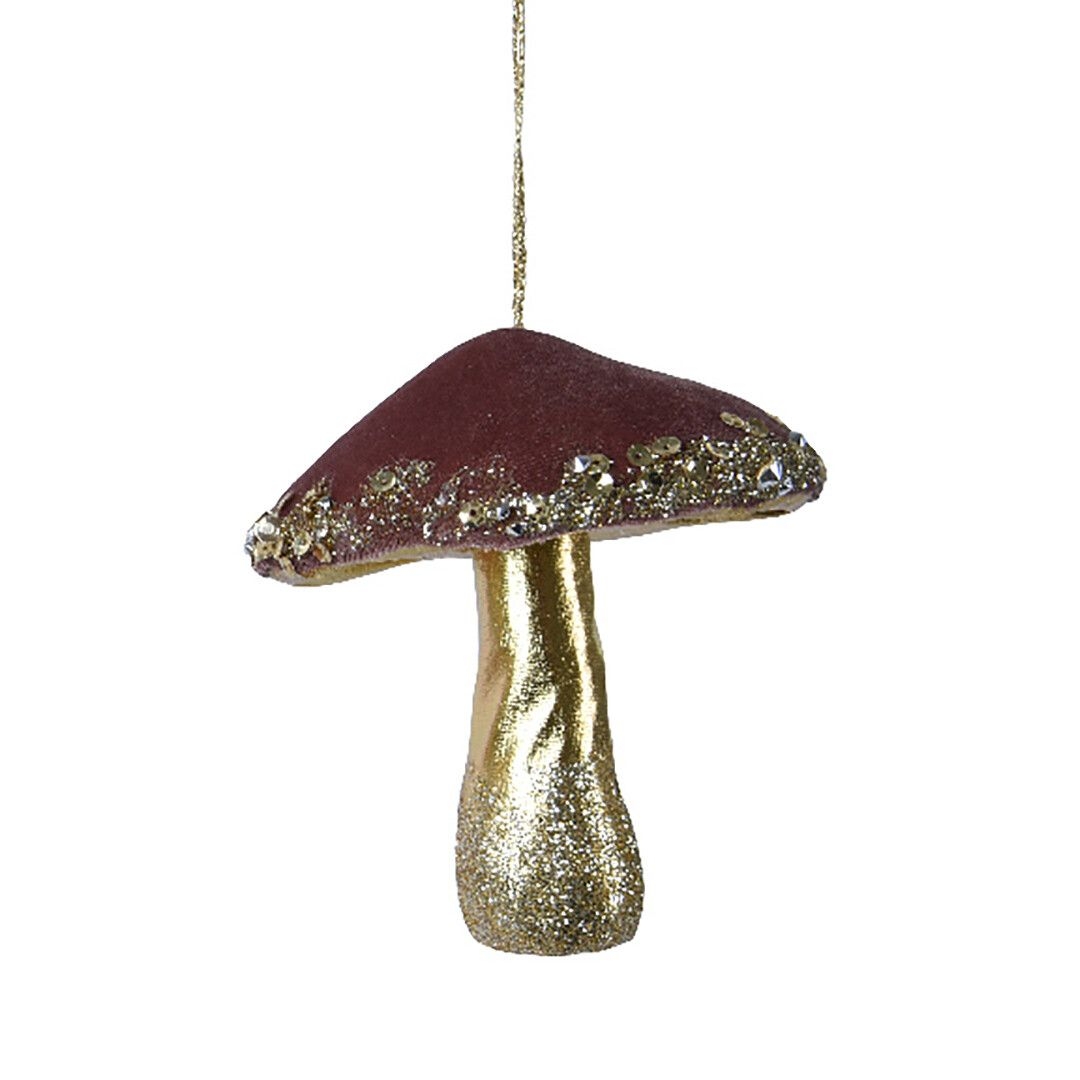 Ёлочная игрушка Гриб Kaemingk, 12см | Фото 3
