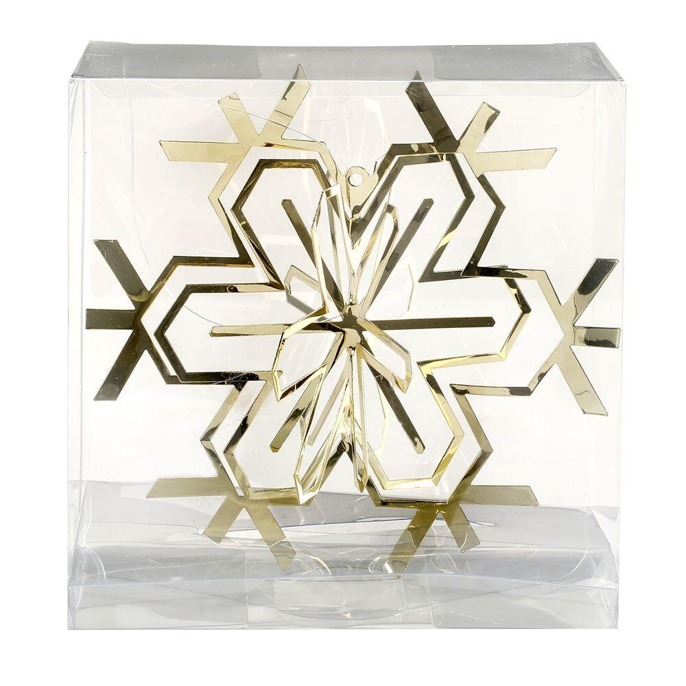 Ёлочная игрушка Снежинка, Inges Magic, 12,5 см | Фото 1