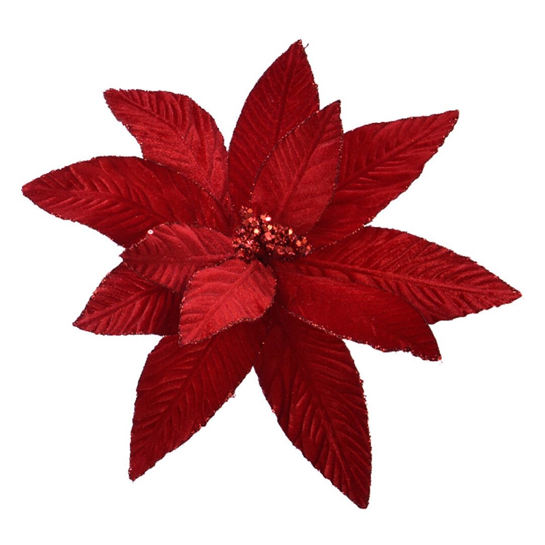 Цветок на клипсе в ассортименте Kaemingk, 30 см | Фото 1