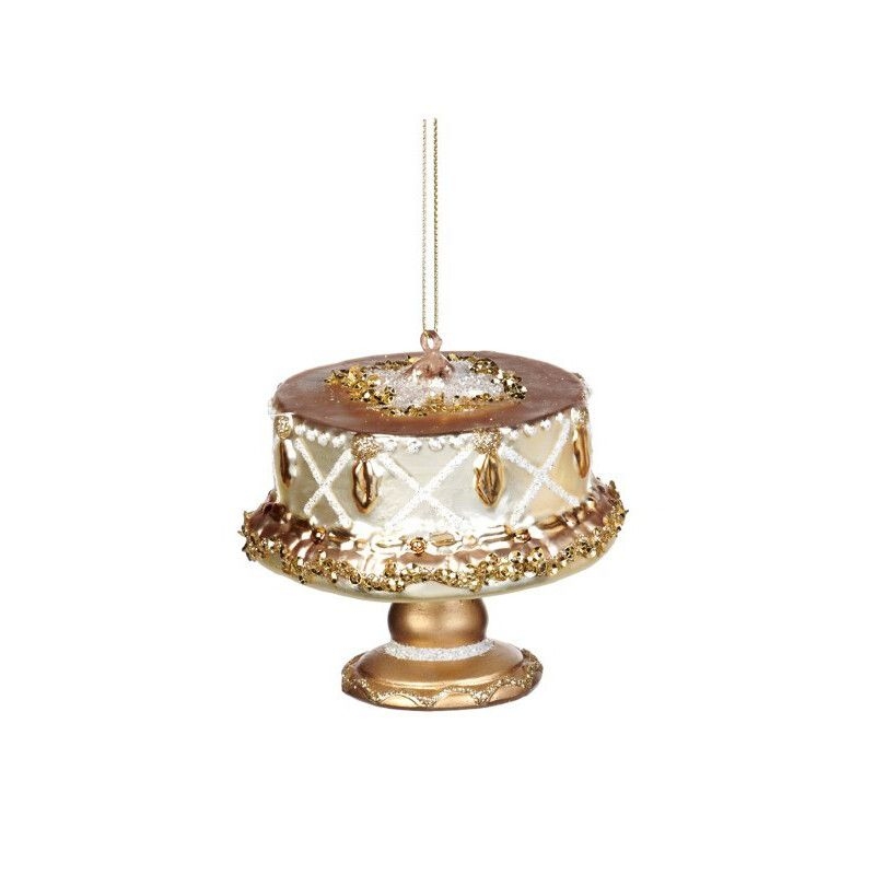 Елочная игрушка Торт Goodwill, 8,5 см | Фото 1