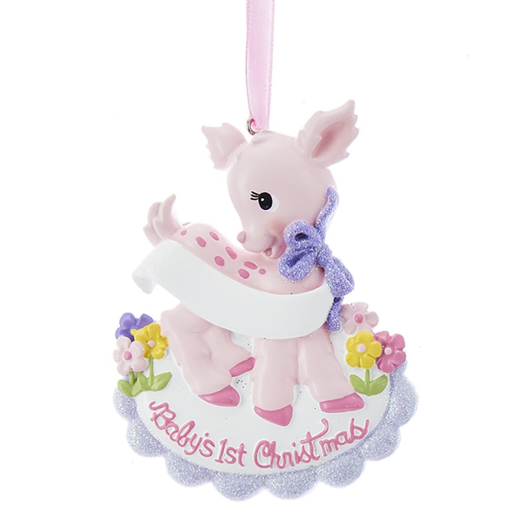 Ёлочная игрушка Оленёнок, Kurt S. Adler, 8,5 см | Фото 1