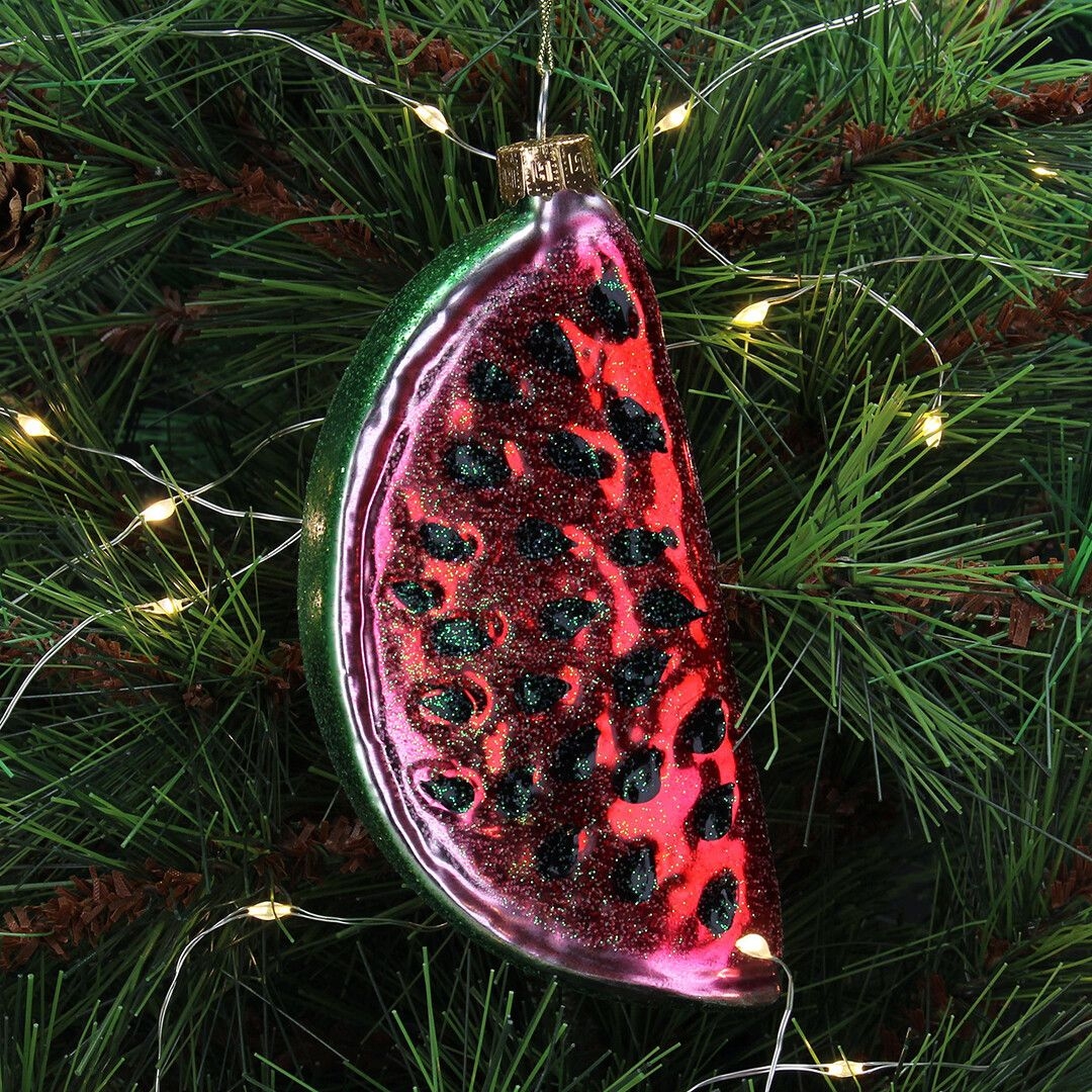 Ёлочная игрушка Арбуз, Kersten, 13,8 см | Фото 2