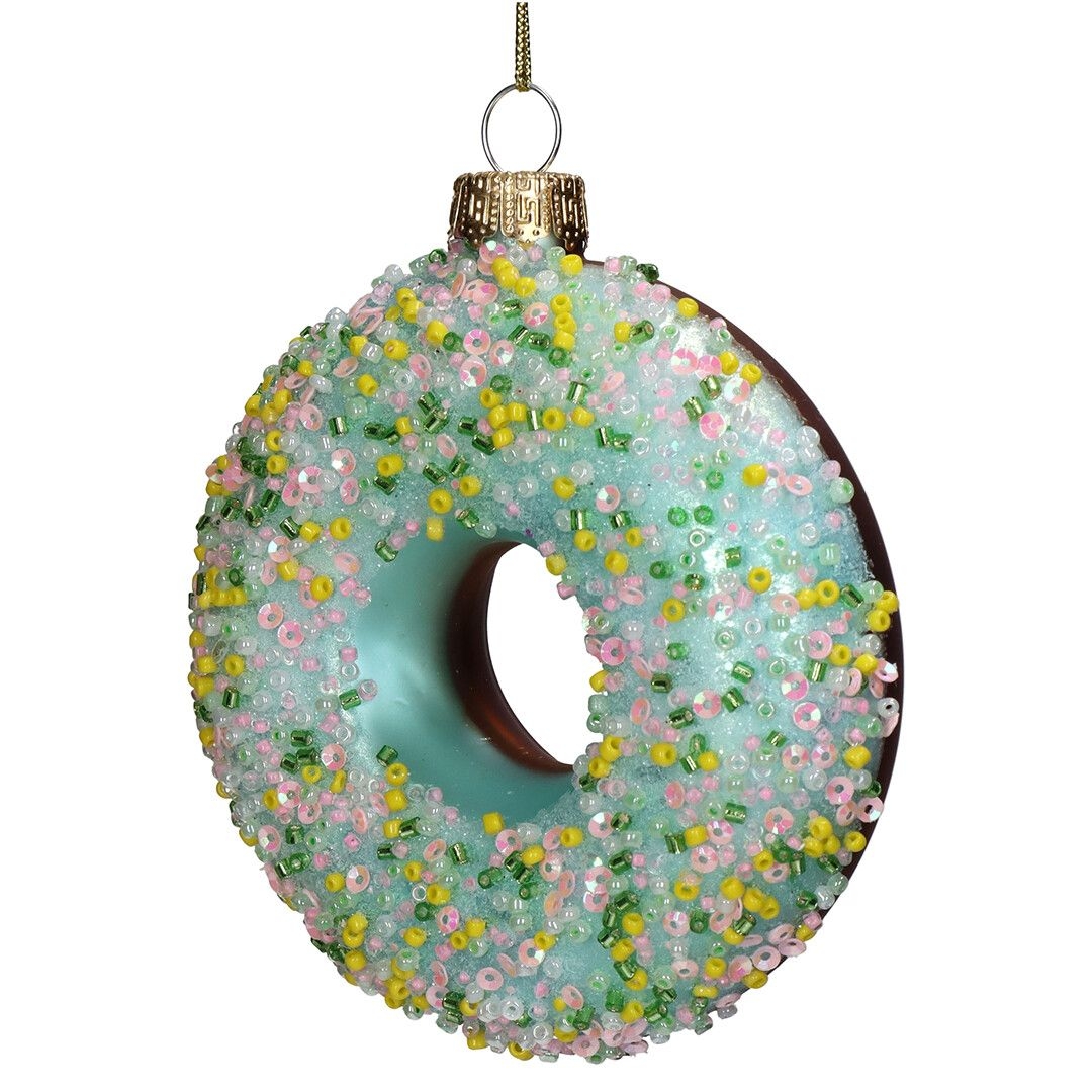 Ёлочная игрушка Пончик, Kersten, 9,7 см | Фото 1