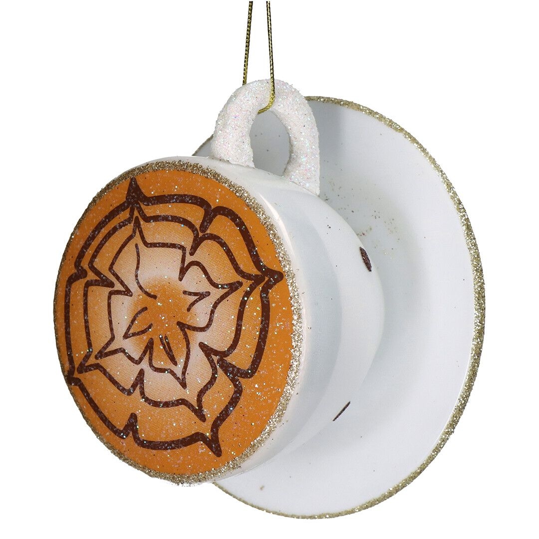 Ёлочная игрушка Чашка кофе, Kersten, 9 см | Фото 1