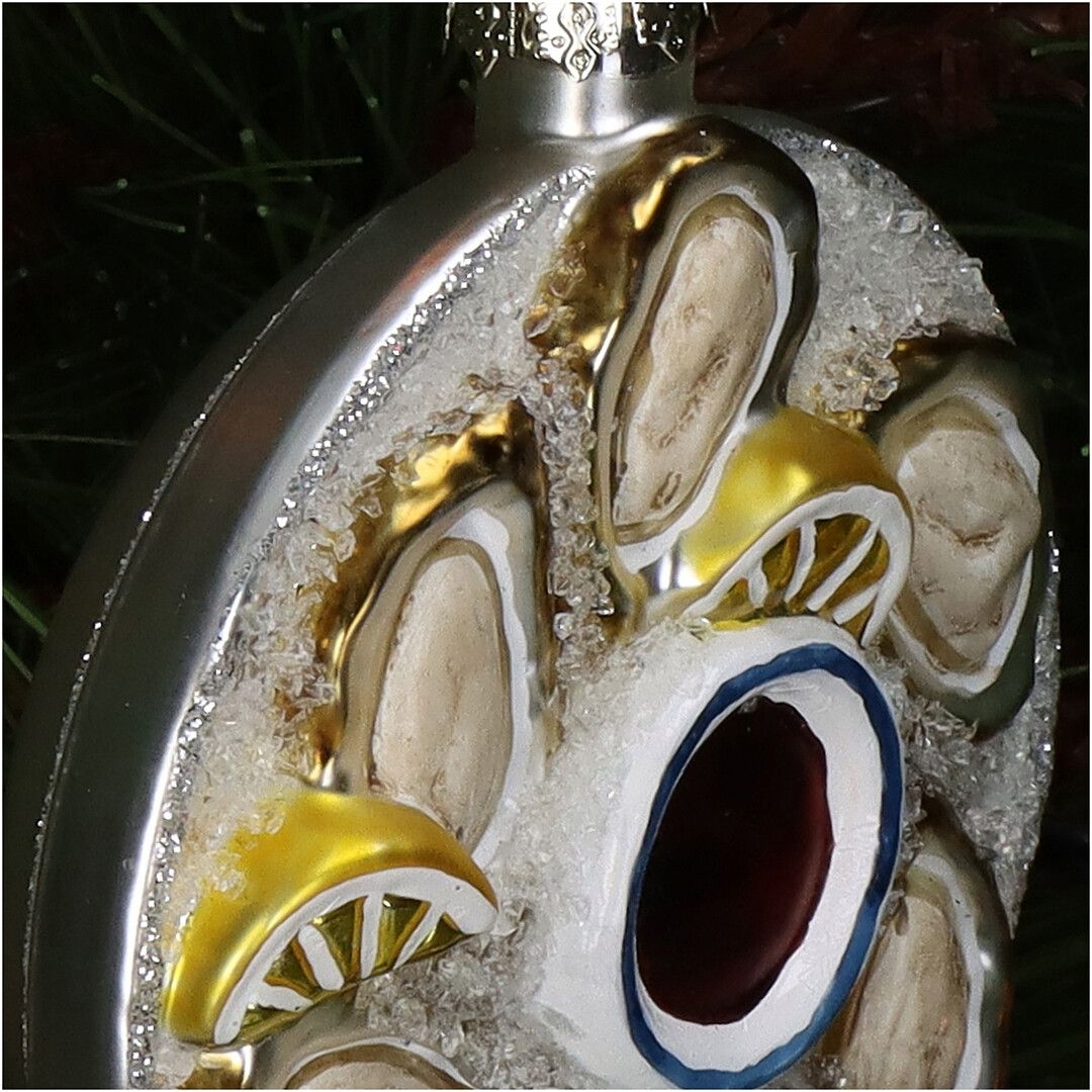 Ёлочная игрушка Устрица, Kersten, 10,2 см | Фото 4