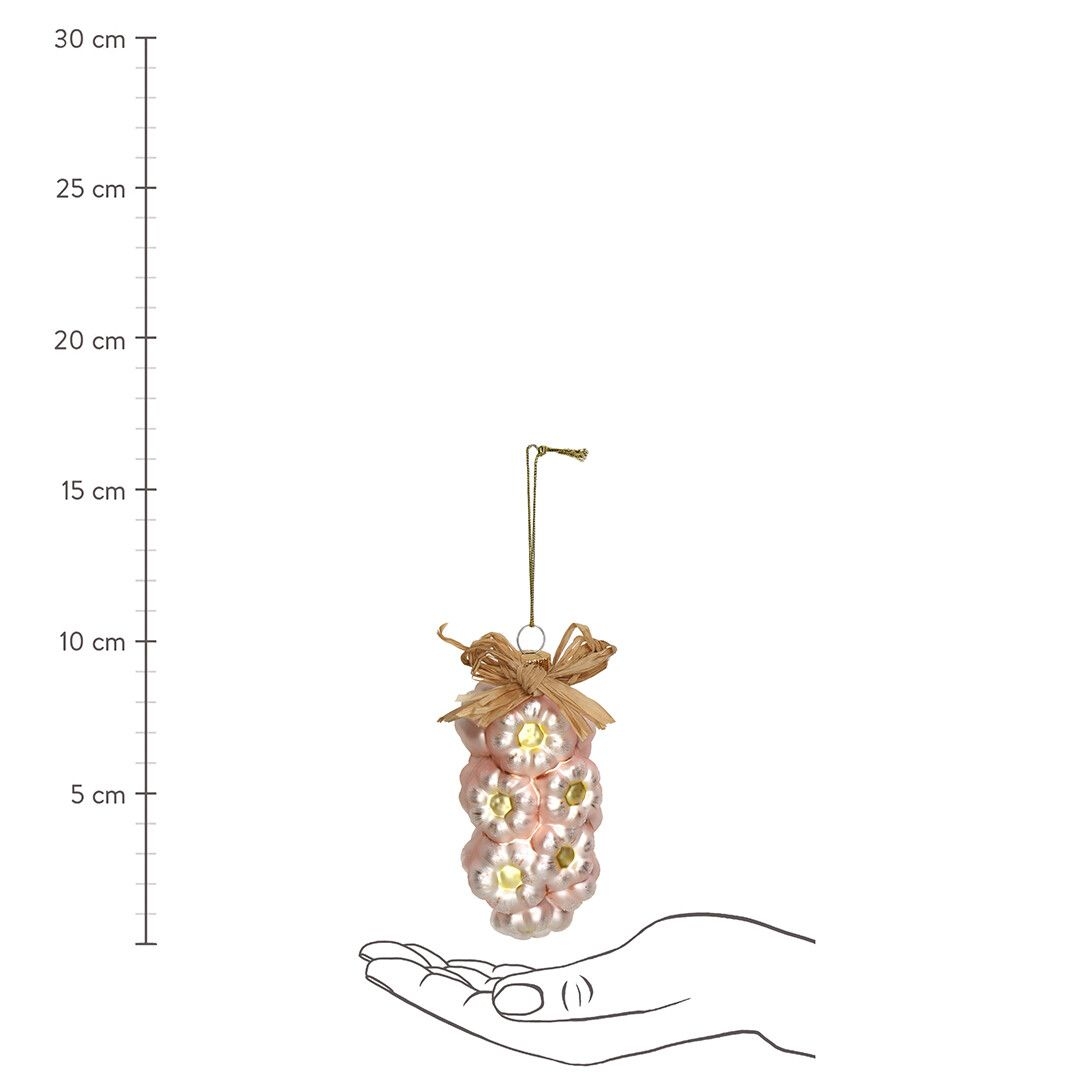 Ёлочная игрушка Чесночная нить, Kersten, 10,7 см | Фото 5