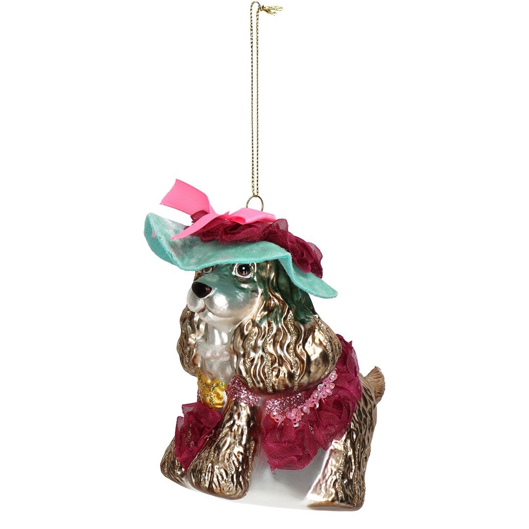 Ёлочная игрушка Кокер леди, Kersten, 12,7 см | Фото 4