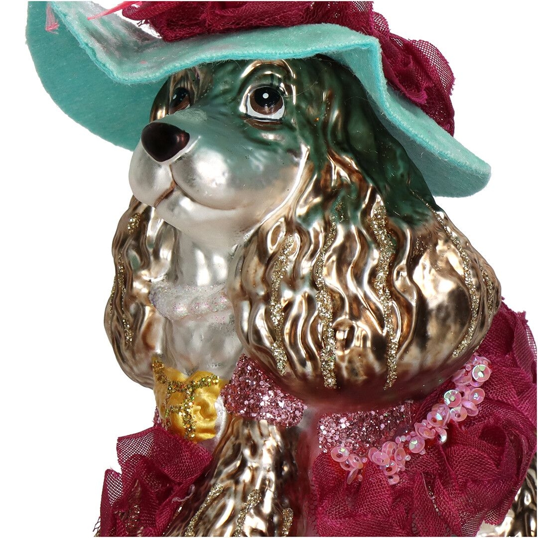 Ёлочная игрушка Кокер леди, Kersten, 12,7 см | Фото 3