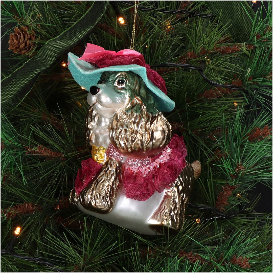 Ёлочная игрушка Кокер леди, Kersten, 12,7 см | Фото 2
